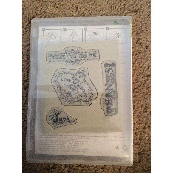 INVENTORY REDUCTION SALE. Stampin' Up, "VINTAGE VERSES" Stamp Set B49 - Picture 2 of 3